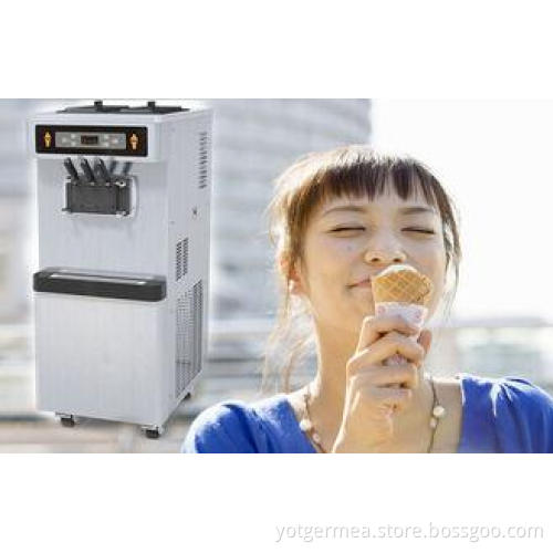 Stainless Steel Shell Yogurt Ice Cream Machine With Standby